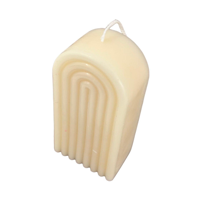 Grooved Arch Soy Scented Pillar Glim Candles - Décor Maniacs