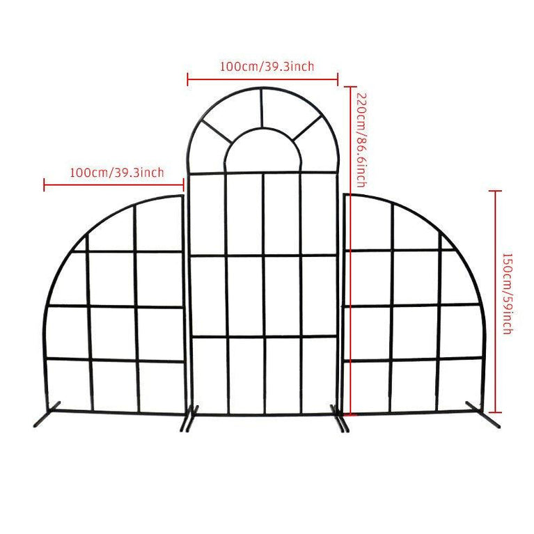 Wedding Backdrop Grid Arch Flower Stand - Décor Maniacs