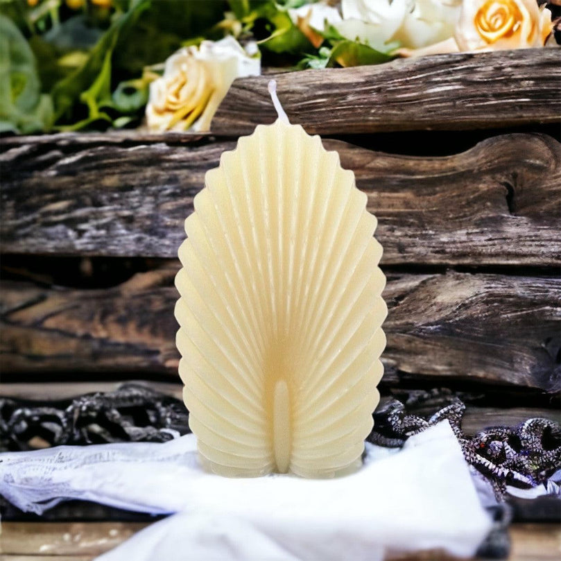 Peacock Soy Wax Scented Pillar Glim Candles - Décor Maniacs