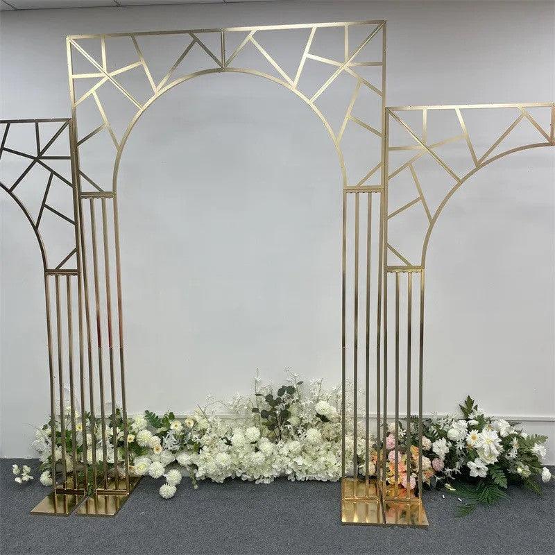 Geometric Arch Wedding Backdrop Decor Stand - Décor Maniacs