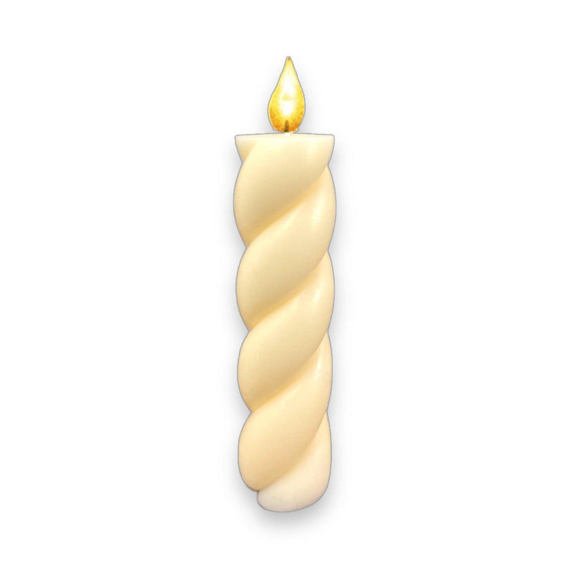 Rapunzel Knot Soy Scented Pillar Glim Candles - Décor Maniacs