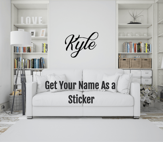 Custom Name Vinyl Room Wall Decal Sticker - Décor Maniacs