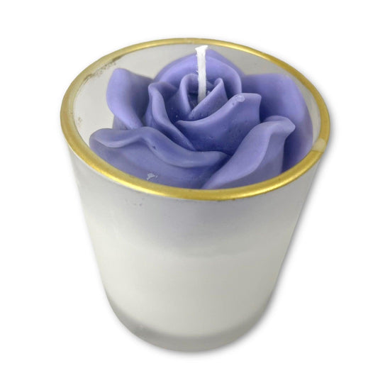 Lavender Scented Soy Wax Jar Glim Candle - Décor Maniacs