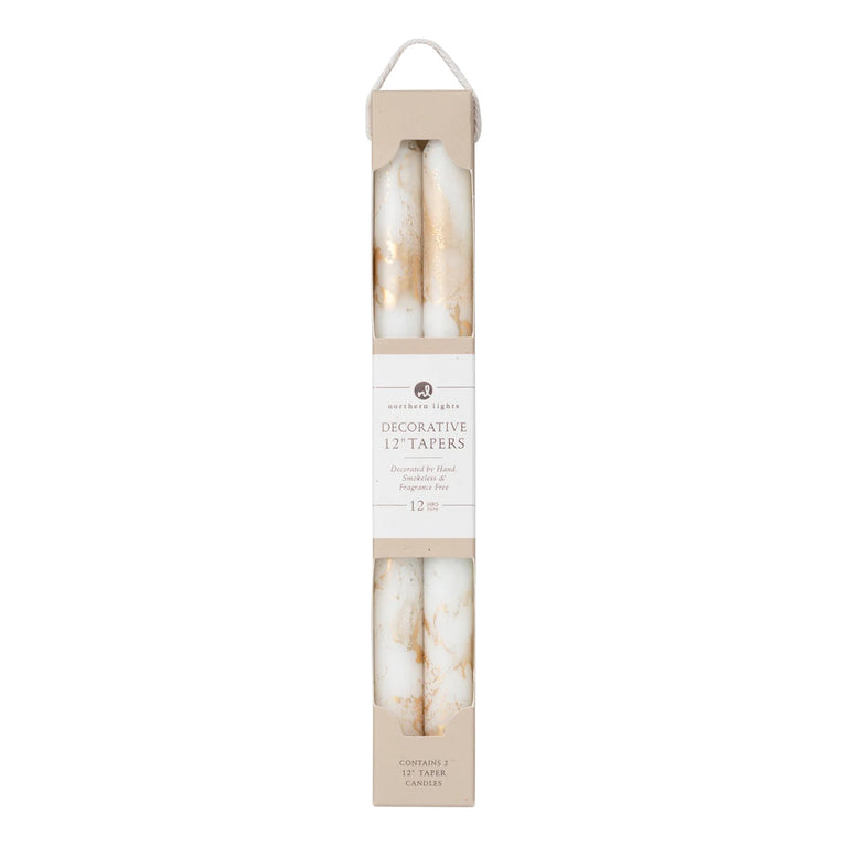 12'' Decorative Taper Candle 2-Packs