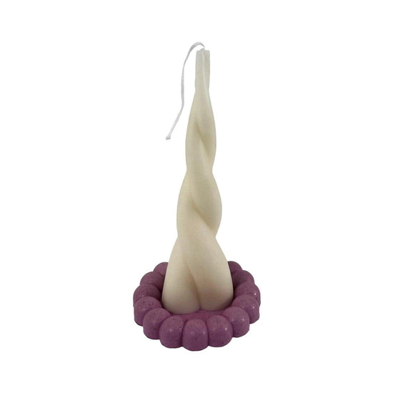 Tall Cone Twist Soy Scented Pillar Glim Candles