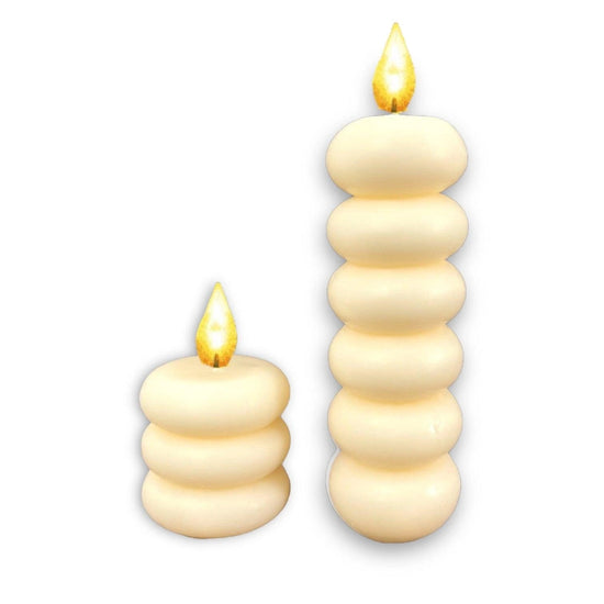 Tyre Tower Soy Wax Scented Pillar Glim Candles